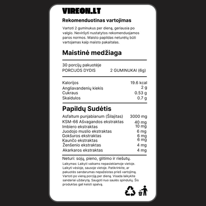 Guminukai vyrų pusiausvyrai